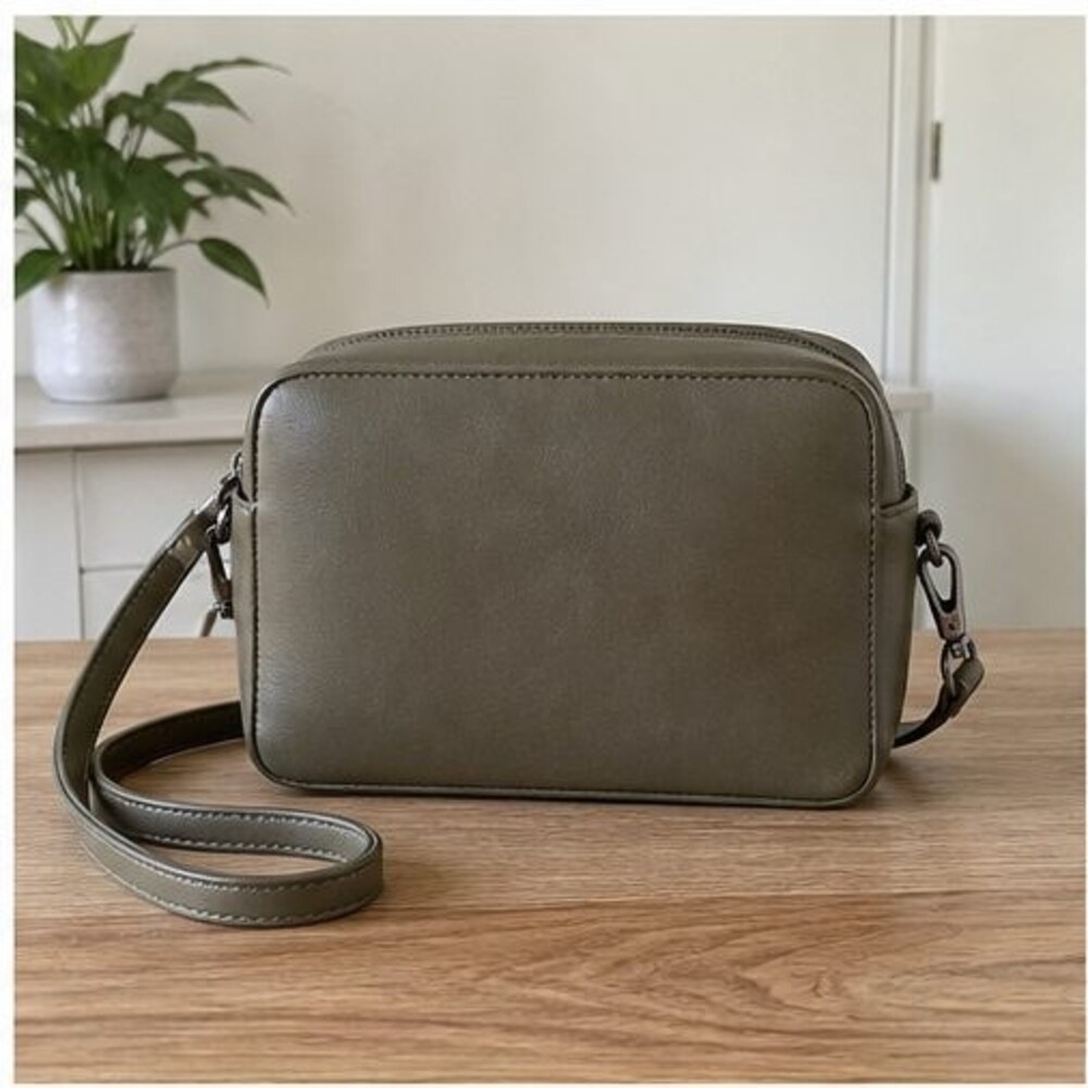 Olive Zip Crossbody Bag